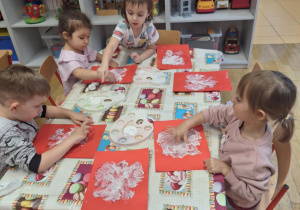 praca plastyczna - orzeł biały